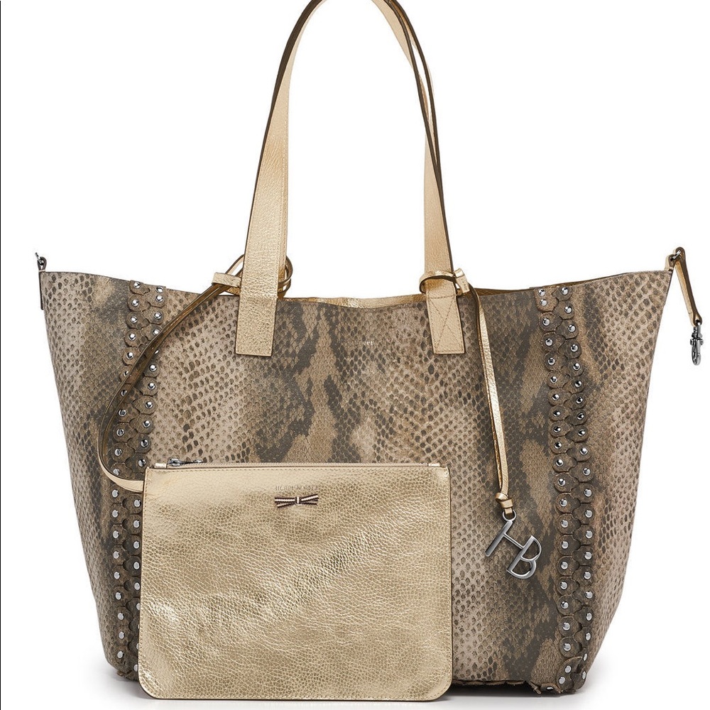 Henri Bendel Leather Astrid Reversible Tote Bag